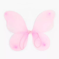 Pink Net Fairy Wings with White Glitter Swirl Detail (12)