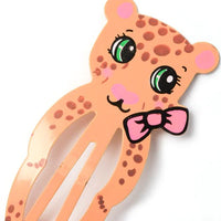 2pc Metal Zoo Animal Hair Clip (12)
