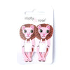 2pc Metal Zoo Animal Hair Clip (12)