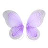 Assorted Colour Silver & Glitter Fairy Wings (6)