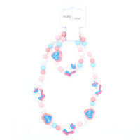 Unicorn Stretch Bead Necklace And Bracelet Set (12)