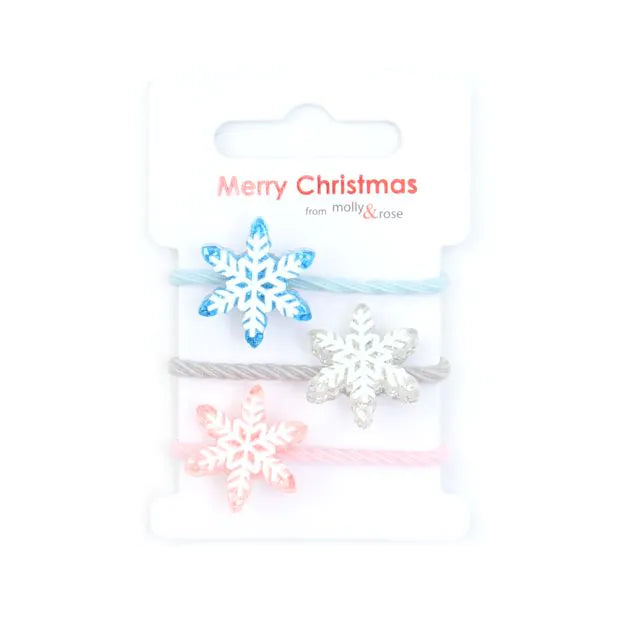 Christmas Snowflake Elastics Set (12)