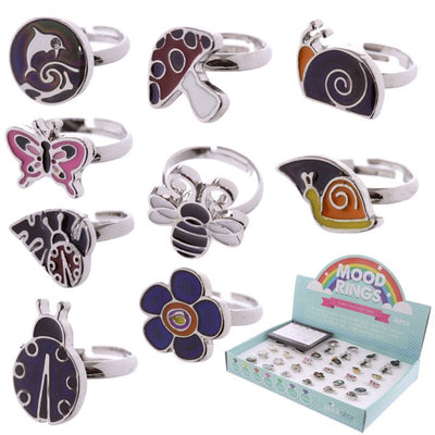 Animal Bug & Flower Mood Rings (36)