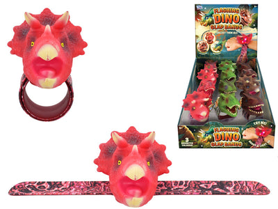 Flashing Dinosaur Snap Bracelets (12)