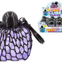 Squishy Mesh Cube Keyring (12)