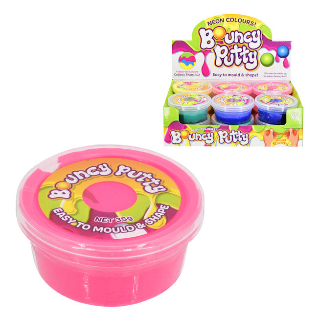 Neon Coloured Bouncing Putty (12)