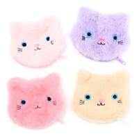 Fluffy Cat Face Purse (16)