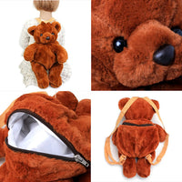 Brown Teddy Bear Back Pack (3)