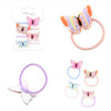 4pc Butterfly Motif Elastics Set (12)