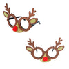 Novelty Glitter Reindeer Glasses (12)