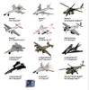 Die-cast Mixed Boxed Planes (24)