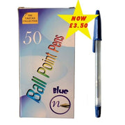 Value Blue Ball Pens (50)