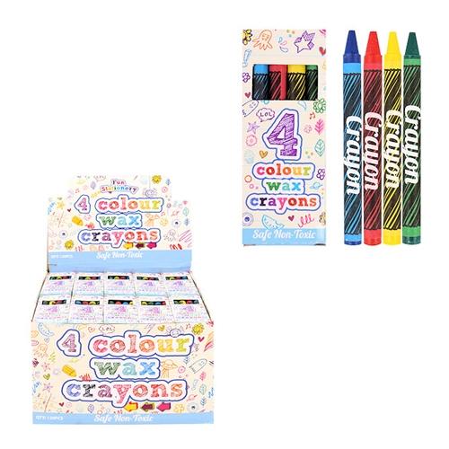 4pc Wax Crayon Set (120)