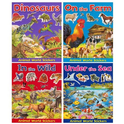 Animal World Sticker Books (12)