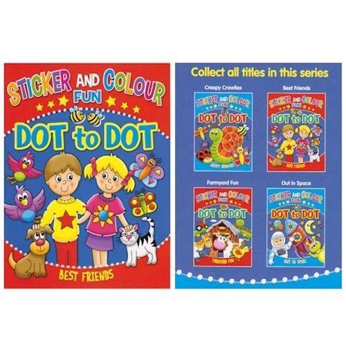 Sticker, Colour & Dot to Dot Book (12)