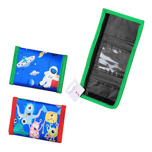 Children's Monster & Spaceman Rocket Print Wallet (12)