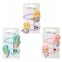 2pc Mermaid Design Hair Slide (12)