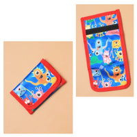 Children's Monster Print Tri-fold Wallets (12)