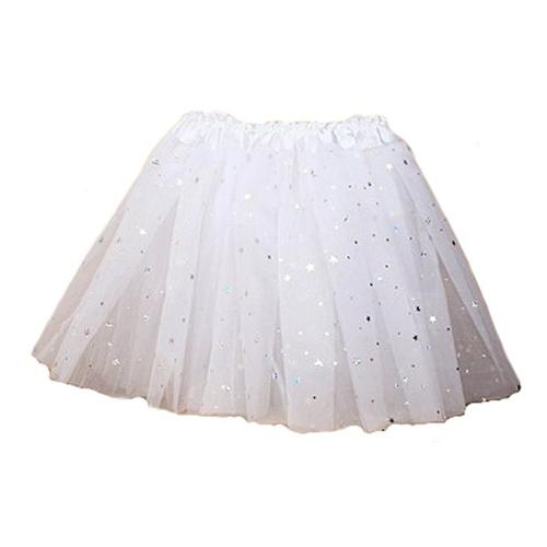 White Net TUTU with Silver Stars (6)