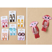 2pc Metal Zoo Animal Hair Clip (12)