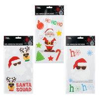 Christmas Cool Santa Gel Reusable Window Stickers (15)
