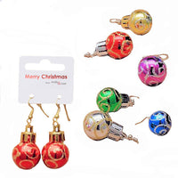 Christmas Glitter Bauble Earrings (12)