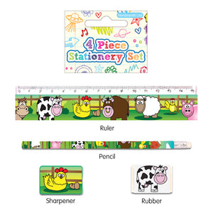 4pc Farm Stationery Set (24)
