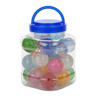 Glitter Effect 45mm Bouncy Jet Balls (26)