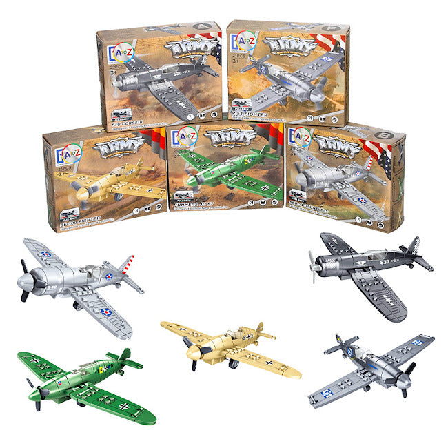 Fighter Plane Building Brick Sets (24)