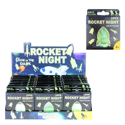 Glow in the Dark Rocket Shapes (24)