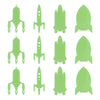 Glow in the Dark Rocket Shapes (24)