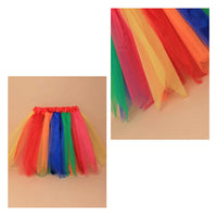 Rainbow Net Child Size Tutu Skirt (6)