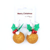 Christmas Pudding Earrings (12)