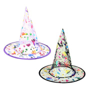 Halloween Children's Multi coloured Witches Hats (12)